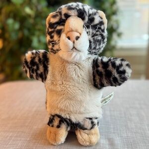 Ravensden Leopard Plush Hand Puppet • Wildlife Learning & Storytelling Toy